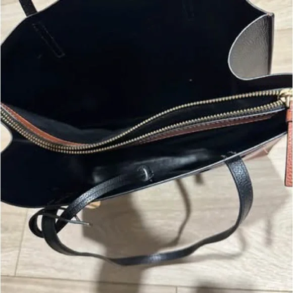 Marc Jacobs Leather Grind Colorblock Tote Bag – Brown/Tan – Excellent Condition - Picture 2 of 5